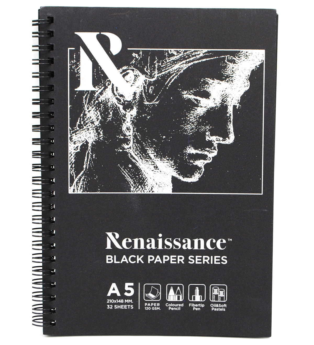 Tập sketch đen Renaissance A5, A4 120G, 150G 32 tờ