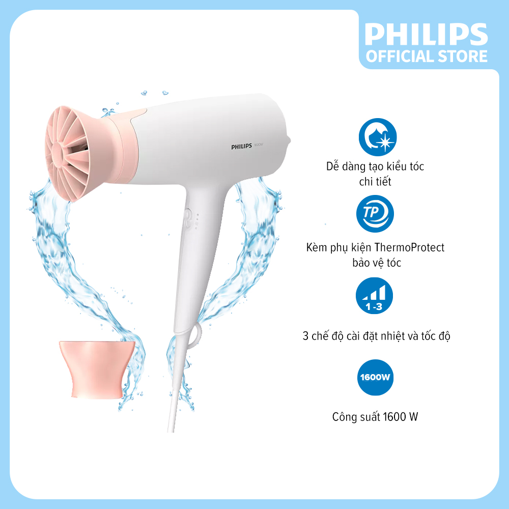 Máy sấy tóc Philips BHD300/10 - Chính hãng