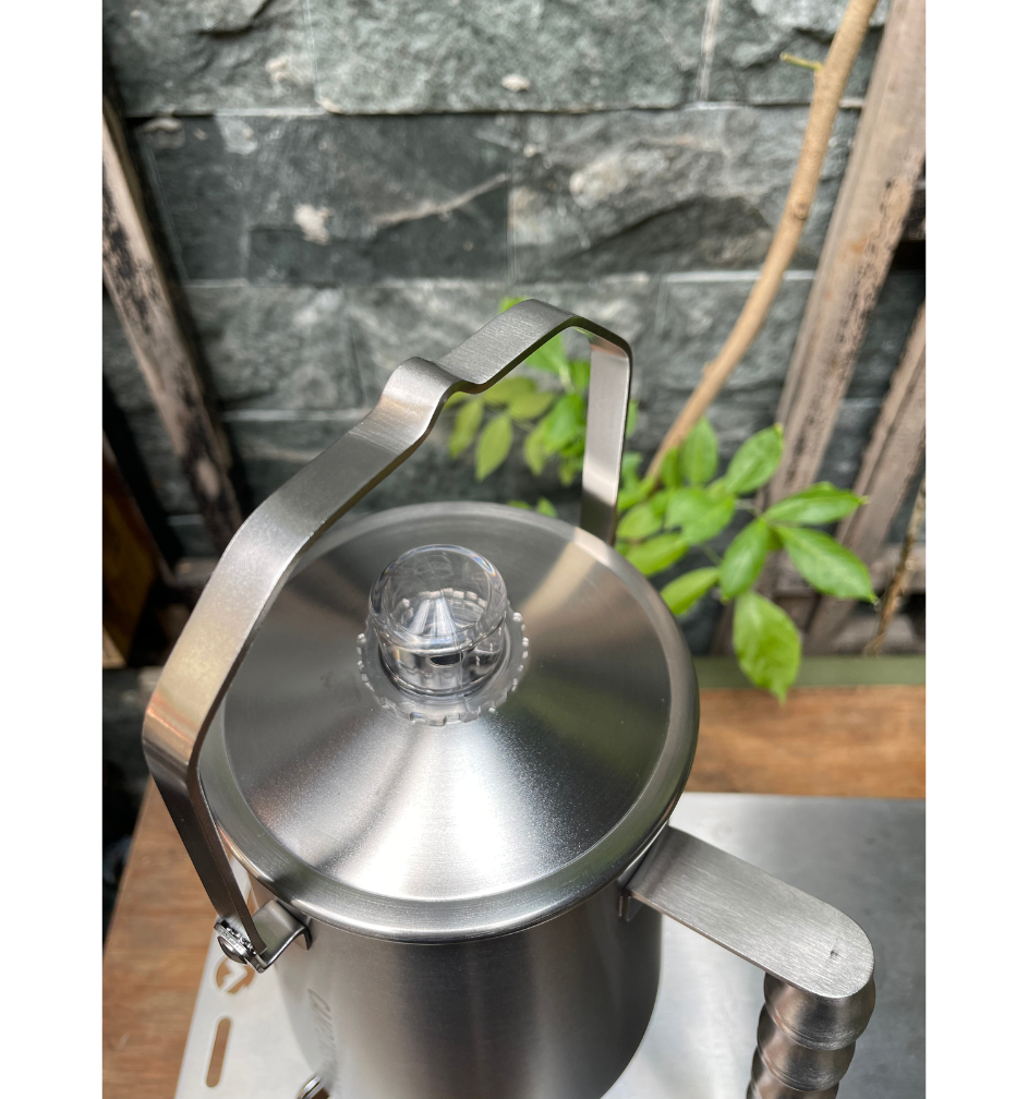 Ấm đun cà phê bằng thép không gỉ Percolator Coffee Pot Campingmoon SW-7
