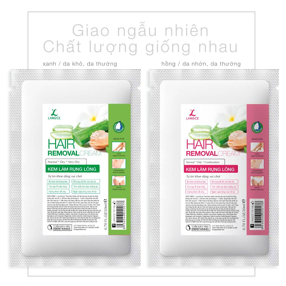 Kem Dưỡng Da Vùng Mắt Ngừa Mụn Thịt - Chống Thâm - Nhăn 20ml TẶNG Kem Làm Rụng Lông Trắng Da 20ml LANGCE