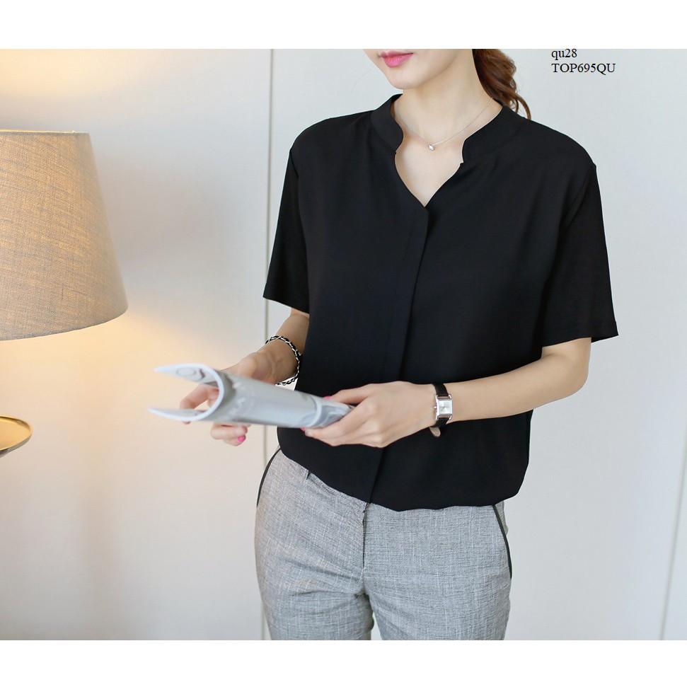 TOP612 ÁO VOAN NỮ NGẮN TAY