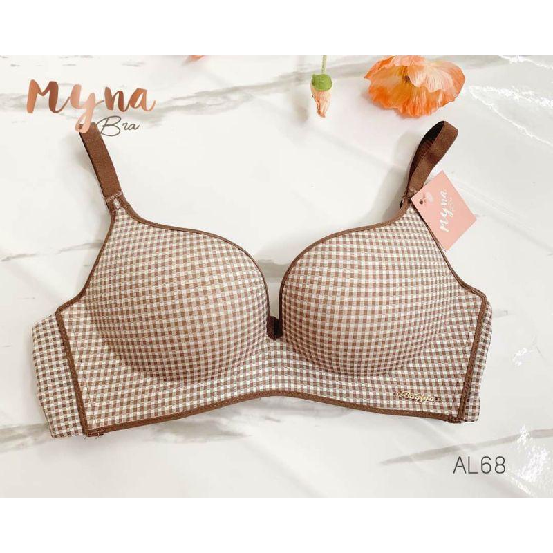 Áo lót kẻ không gọng đệm mềm dày 2cm cao cấp