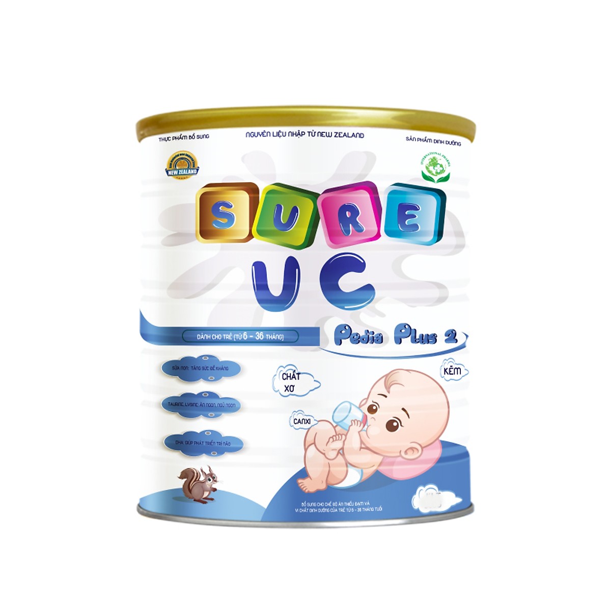 2 Hộp Sữa dinh dưỡng SURE UC - PEDDIA PLUS 2 400G