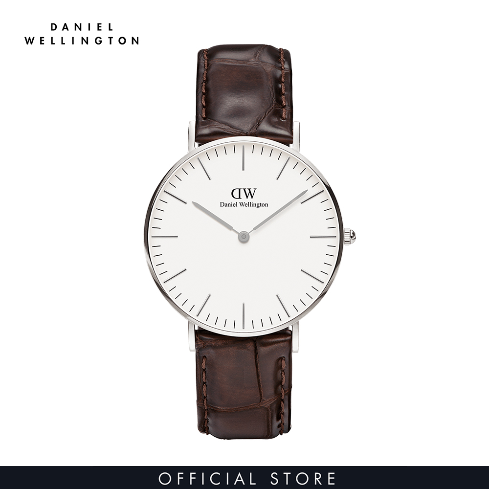 Đồng hồ Nam, Nữ Daniel Wellington dây da - Classic York 36mm DW00100055