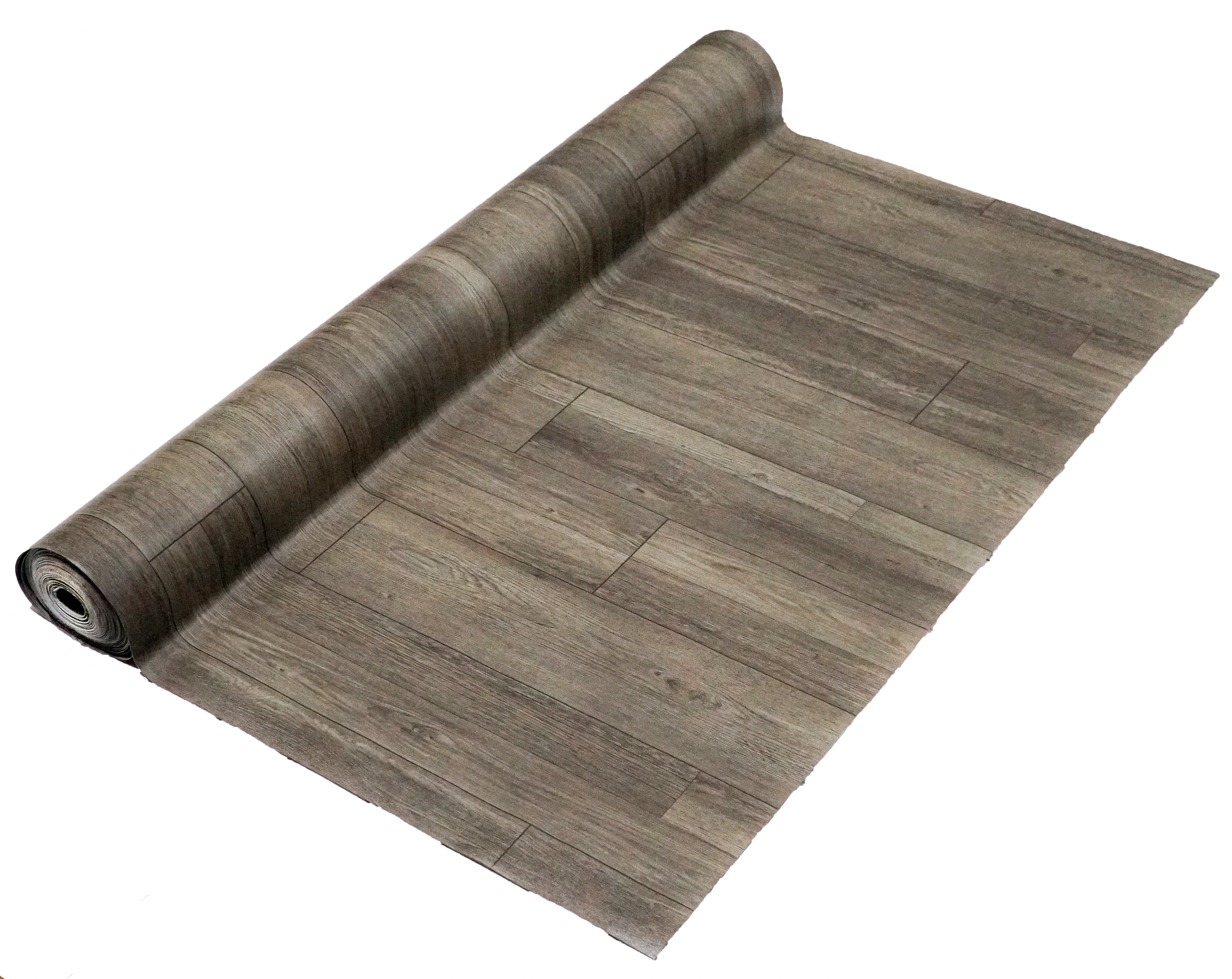 Thảm nhựa simili trải sàn vân gỗ màu xám siêu bền, chống tuyệt đối nước