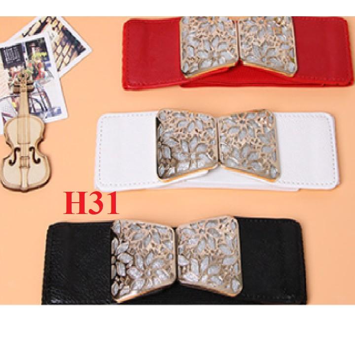 10 mẫu dây đai nịt váy đính đá 6cm siêu xinh