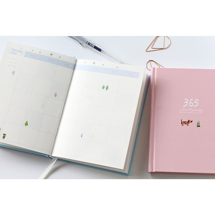 Sổ Kế Hoạch Nhật Ký 365 Ngày Life Planner Cao Cấp