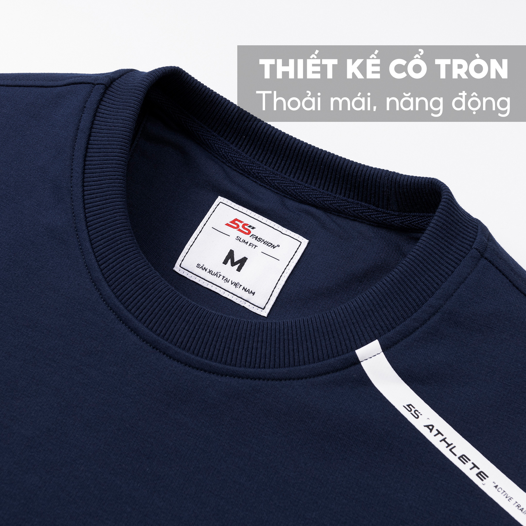 Bộ Quần Áo Thể Thao Nam 5S ATHLETE, Chất Nỉ Cotton USA Cao Cấp, Thiết Kế In Khỏe Khoắn, Năng Động (BNI22036)