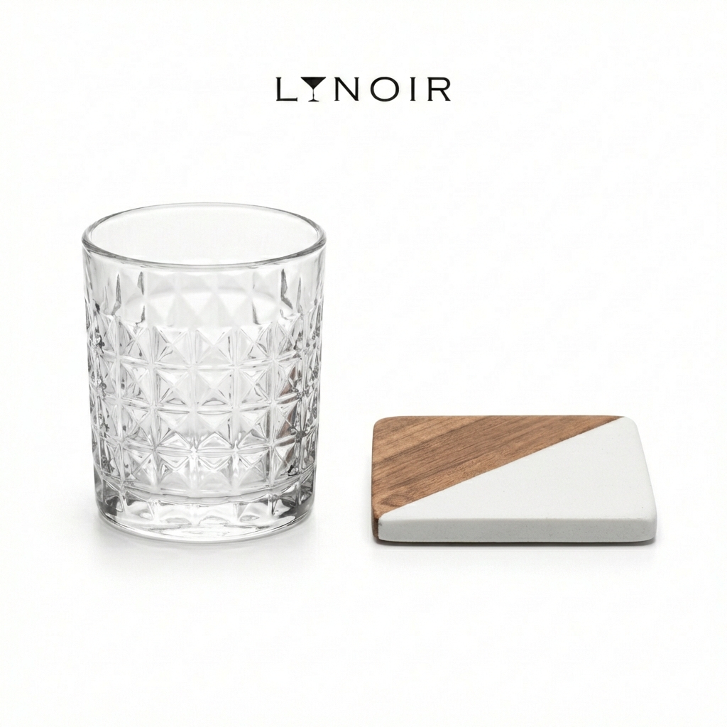 Ly Thủy Tinh Tumbler - Diamond Rock | 270ml | [LYNOIR_LY030