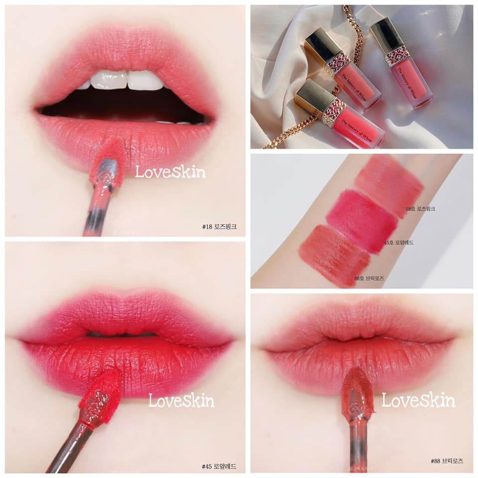 Son kem nhung lì Whoo GJH Mi Velvet Liquid Lip Rouge minisize