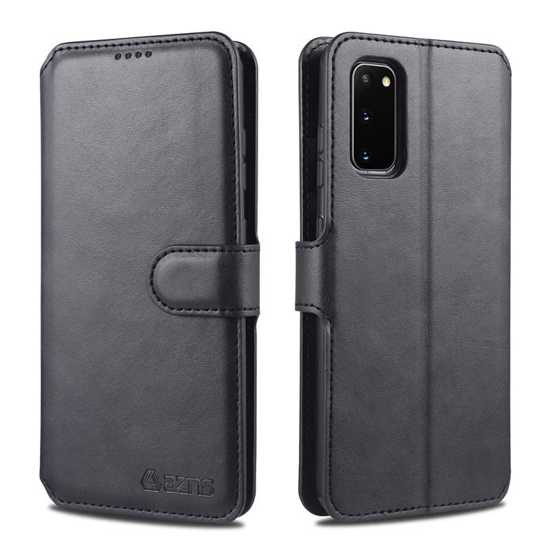 Bao Da Nắp Gập Phong Cách Retro Có Ngăn Đựng Thẻ Cho Iphone 11 12 Pro Mini Xr Xs Max