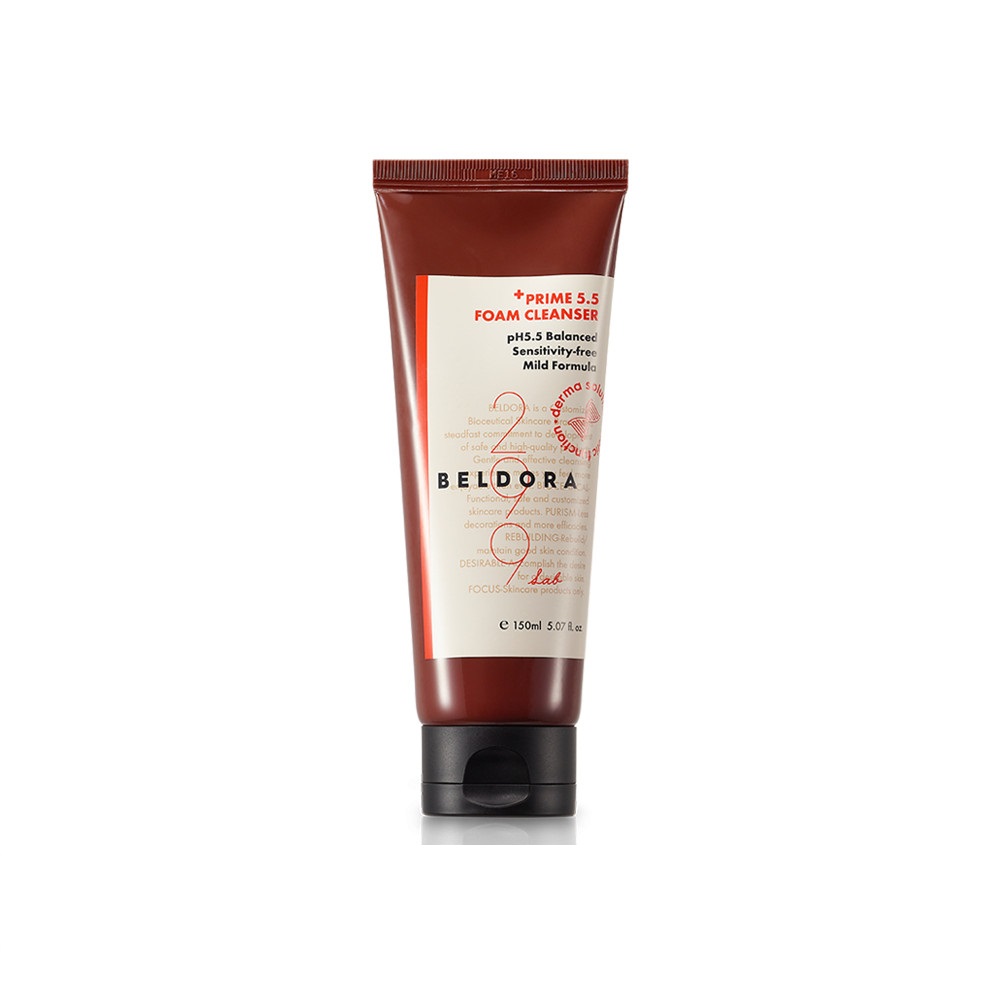 Sữa Rửa Mặt Tạo Bọt Nhẹ Cho Da Nhạy Cảm BELDORA 299 Prime 5.5 Foam Cleanser 150ml