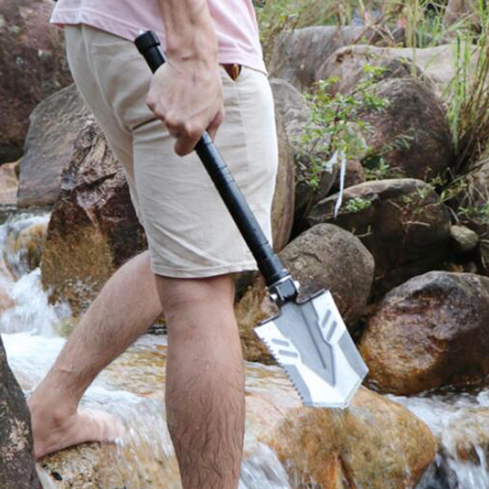 Survival Folding Shovel Outdoor Camping Tactical Emergency Gear Hunting Tool