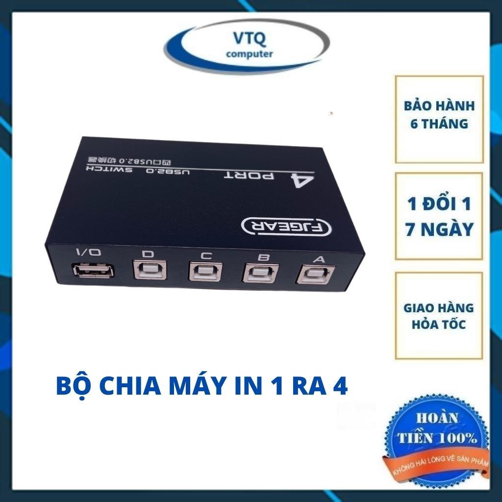 Hup chia máy in,bộ chia máy in ra 2 cổng, 4 cổng, bộ chia máy in 1 ra 2, 1 ra 4