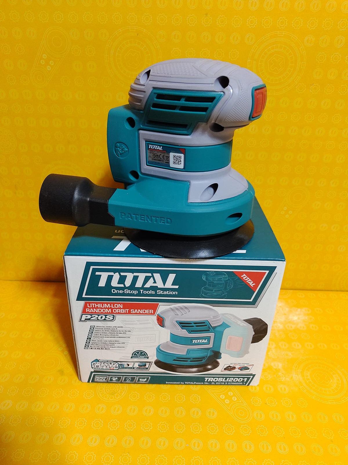 MÁY CHÀ NHÁM TRÒN DÙNG PIN 20V 125MM TOTAL TROSLI2001 - HÀNG CHÍNH HÃNG