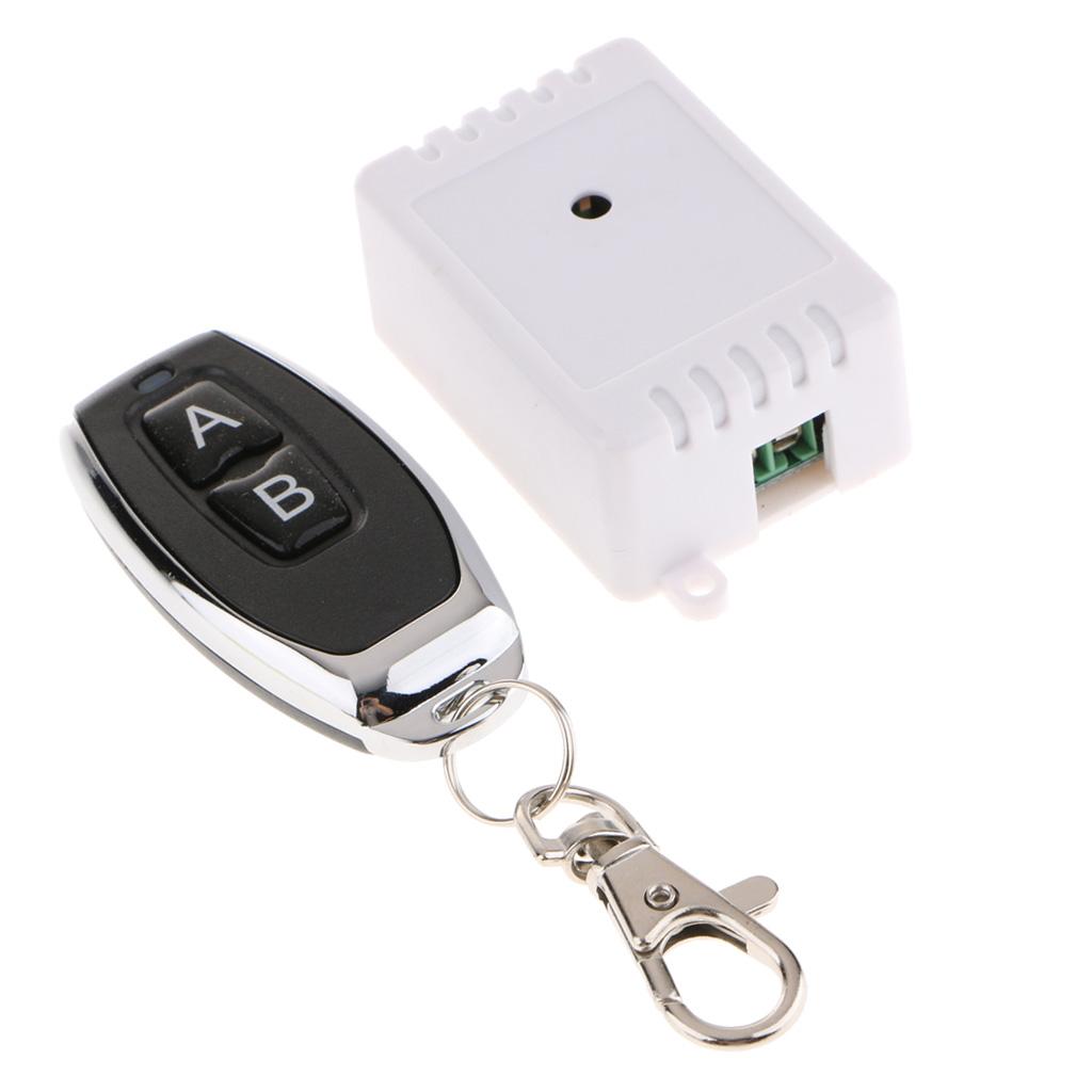 1CH Wireless RF Remote Control Switch Transmitter + Receiver 01 AB Button