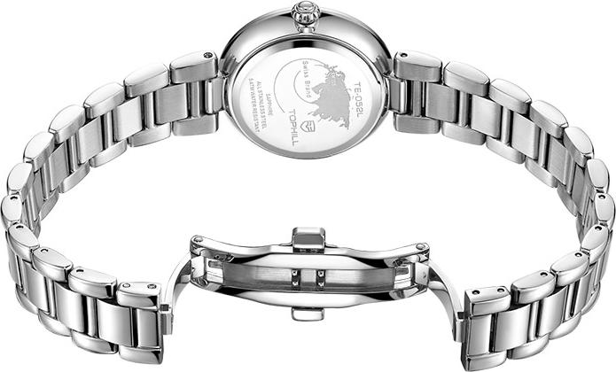 Đồng hồ nữ mặt xà cừ Thụy Sĩ TOPHILL TE052L.S1187