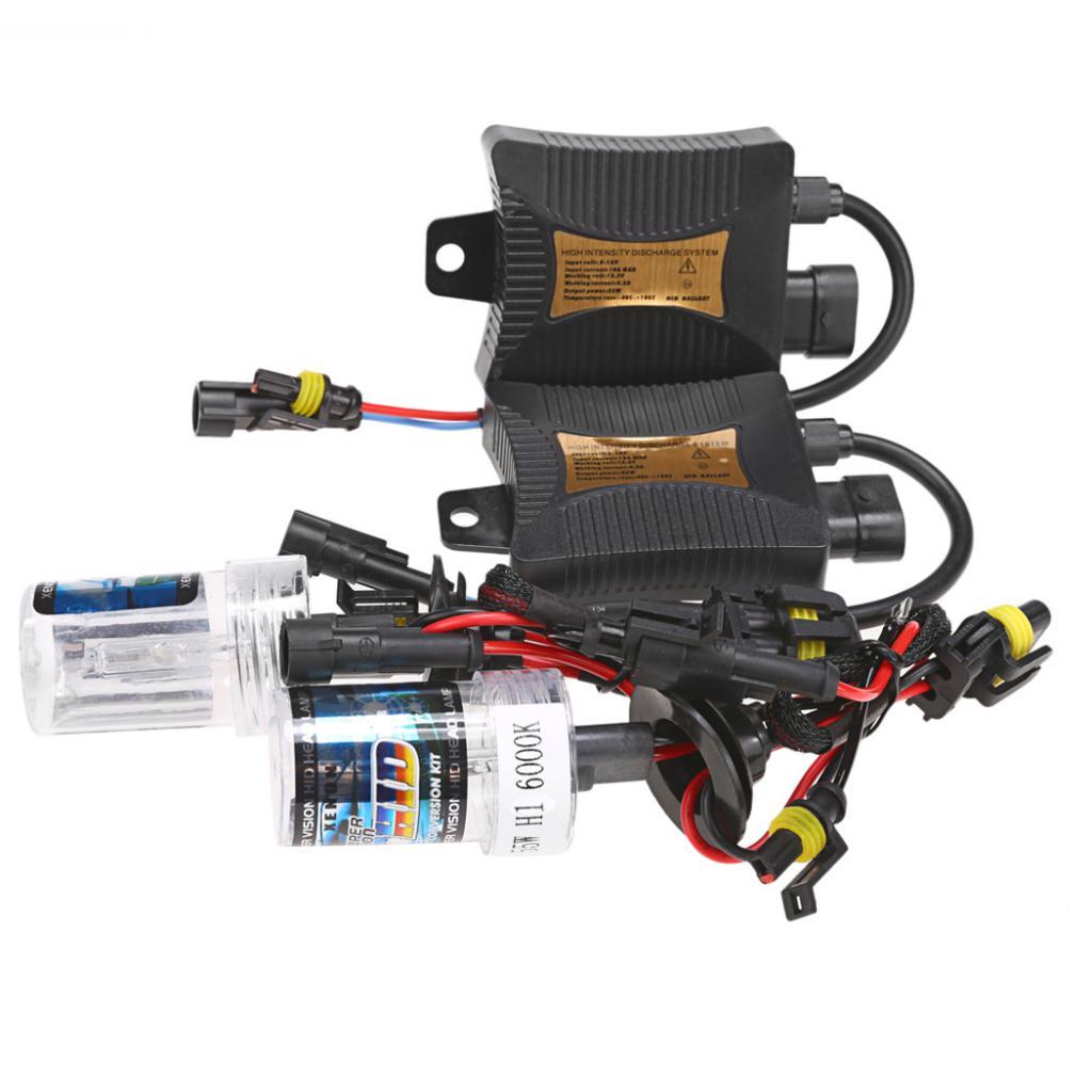 55W H15 HID 6000K Xenon Halogen Headlight Bulb Lights Headlight Lighting Dustproof Shock Resistance