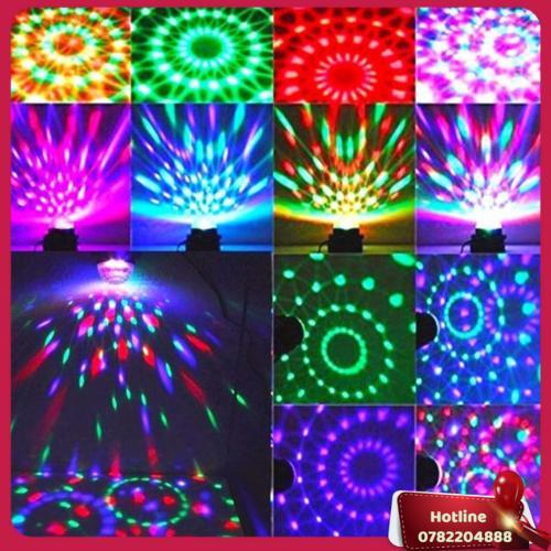 Đèn Led Xoay Cảm Ứng Theo Nhạc . Đèn Led Vũ Trường Cảm Ứng Nhạc Dùng Trang Trí Trong Quán Karaoke, Bar, Sân Khấu, Các Buổi Tiệc... - Miễn Phí Vận Chuyển