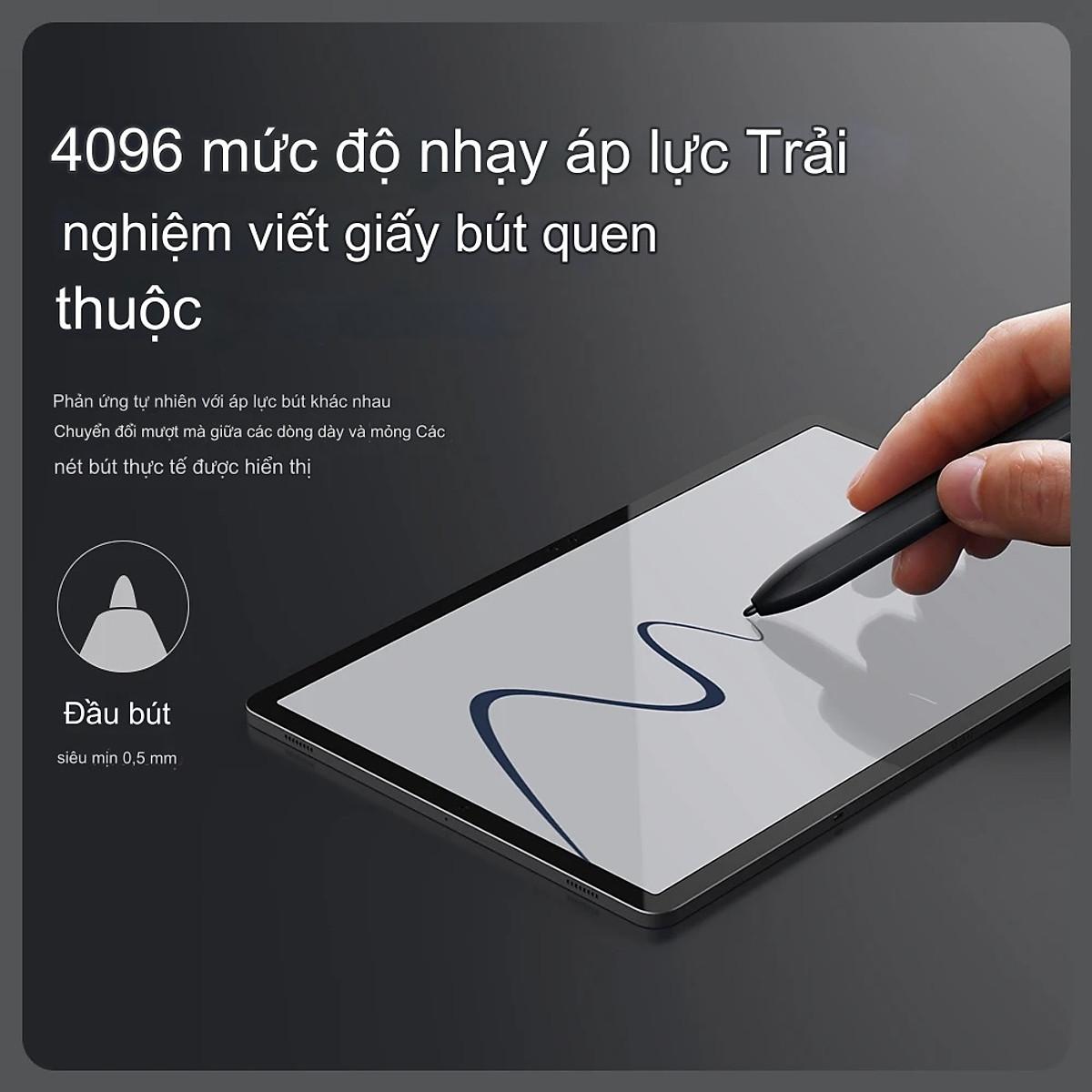 Bút cảm ứng cho Samsung galaxy Tab S6 S7 S8 S9 Plus Ultra Nillkin ISketch S3 Stylus đa năng chống tì tay, hít cạnh máy, không lo hết pin - Hàng nhập khẩu