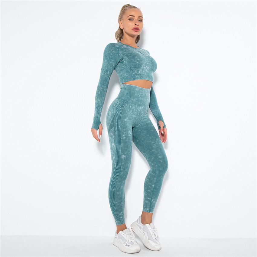 1/2pcs Rửa liền mạch nữ Yoga tập thể thao hoạt động thể dục thể thao thể thao tập thể dục tập luyện Scrunch quần legging squat bằng chứng trang phục trang phục Color: wine pant Size: S