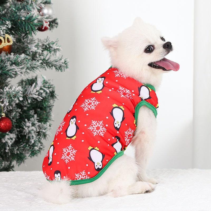 Áo noel dành cho chó mèo - Quần áo thú cưng