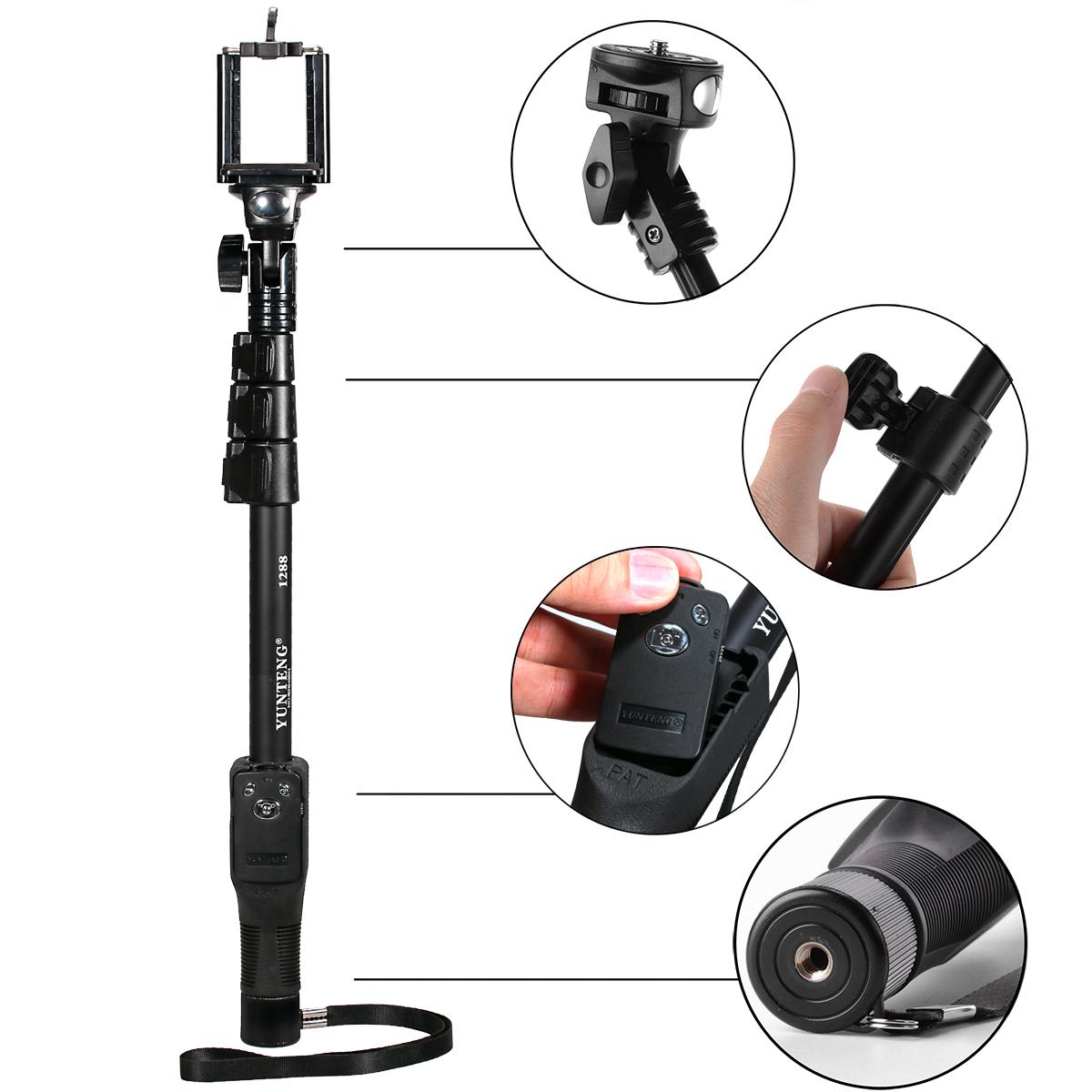 Gậy tự sướng Monopod Yunteng YT-1288 - Hàng nhập khẩu