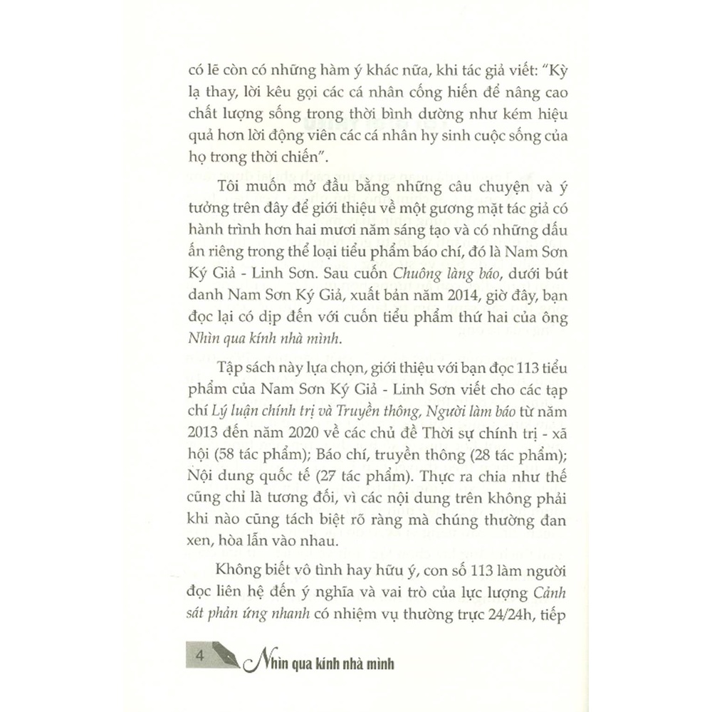 Sách - Nhìn Qua Kính Nhà Mình