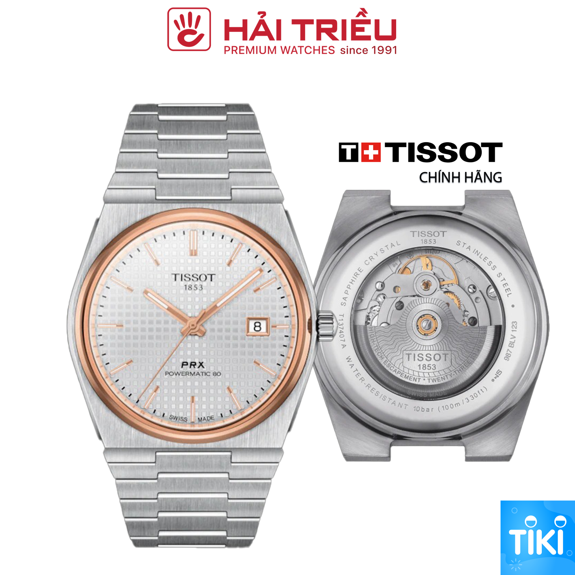 Đồng hồ nam TISSOT T137.407.21.031.00 chính hãng Thuỵ Sỹ máy cơ khí tự động