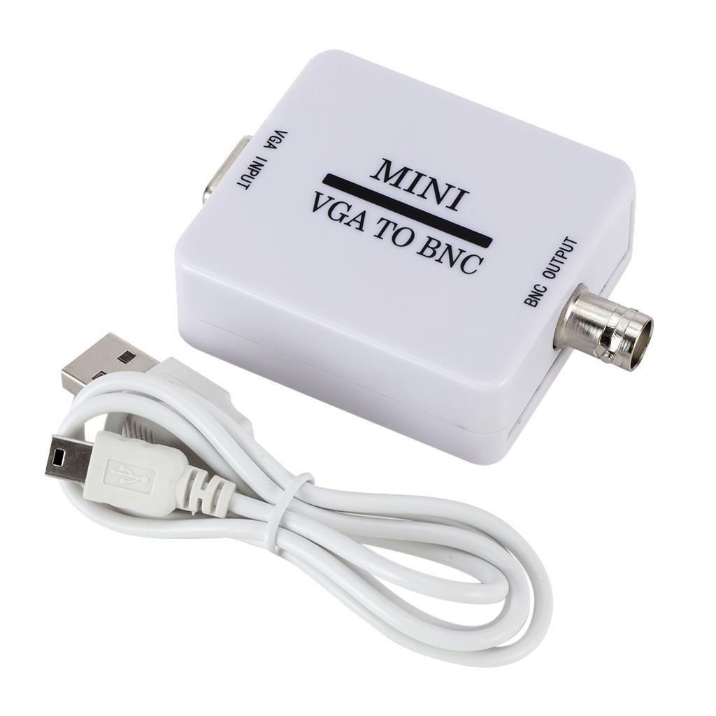 Mini HD VGA to BNC Video Digital Composite Converter Box For HDTV Monitor