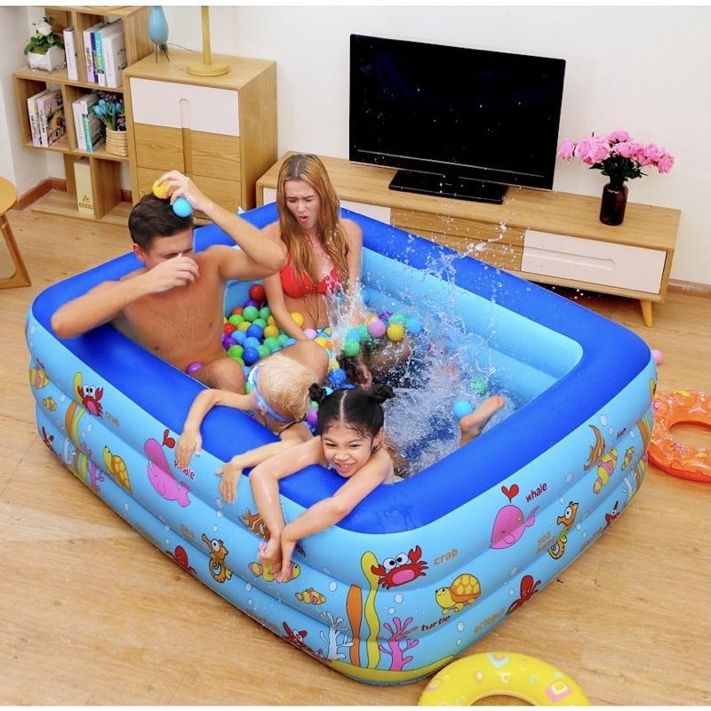 Bể bơi phao bơi cho bé 3 tầng