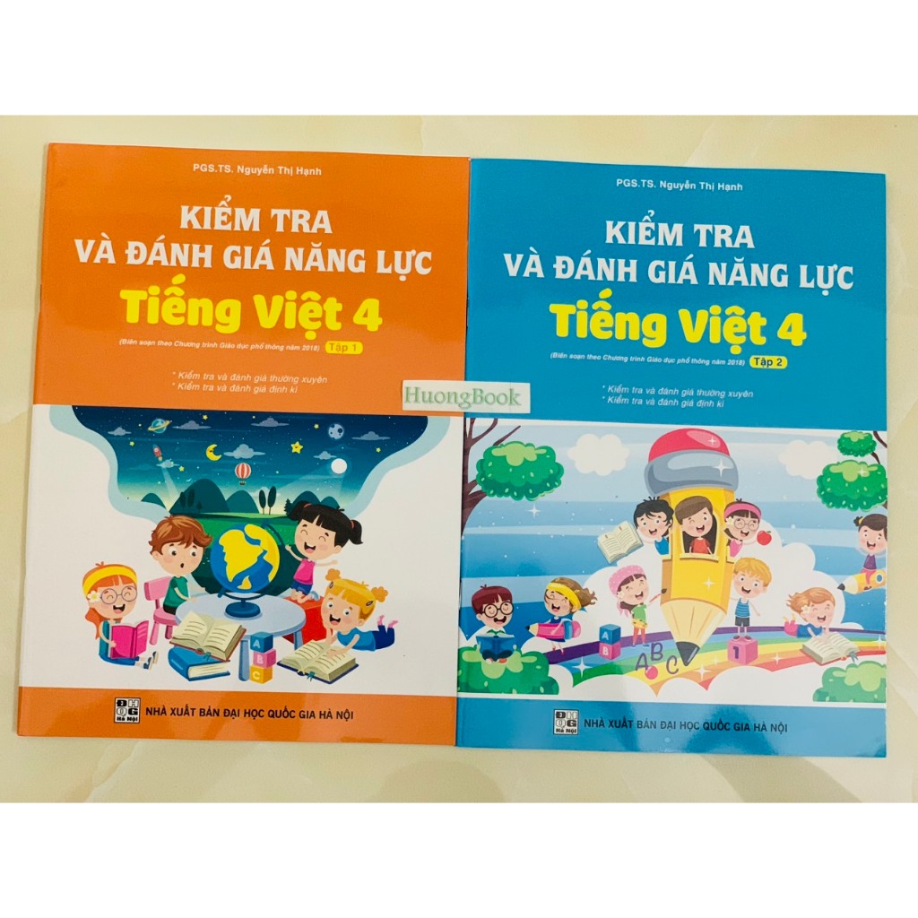 Sách - Combo Kiểm tra đánh giá năng lực tiếng việt 4 - tập 1 + 2 ( biên soạn theo chương trình GDPT 2018 ) (BT)