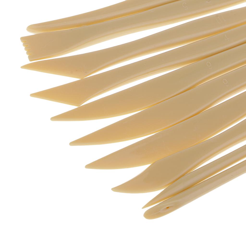 10 Pcs DIY Tools for Clay Pottery Ceramic Sculpting Sculpture Carving Clay