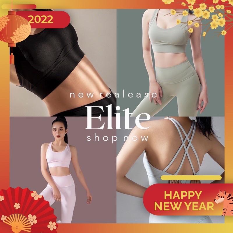 Bra Thể Thao Tập Gym Yoga Elite Top ( mắc cài cố định, chống sốc, chất liệu cao cấp, co giãn tốt)