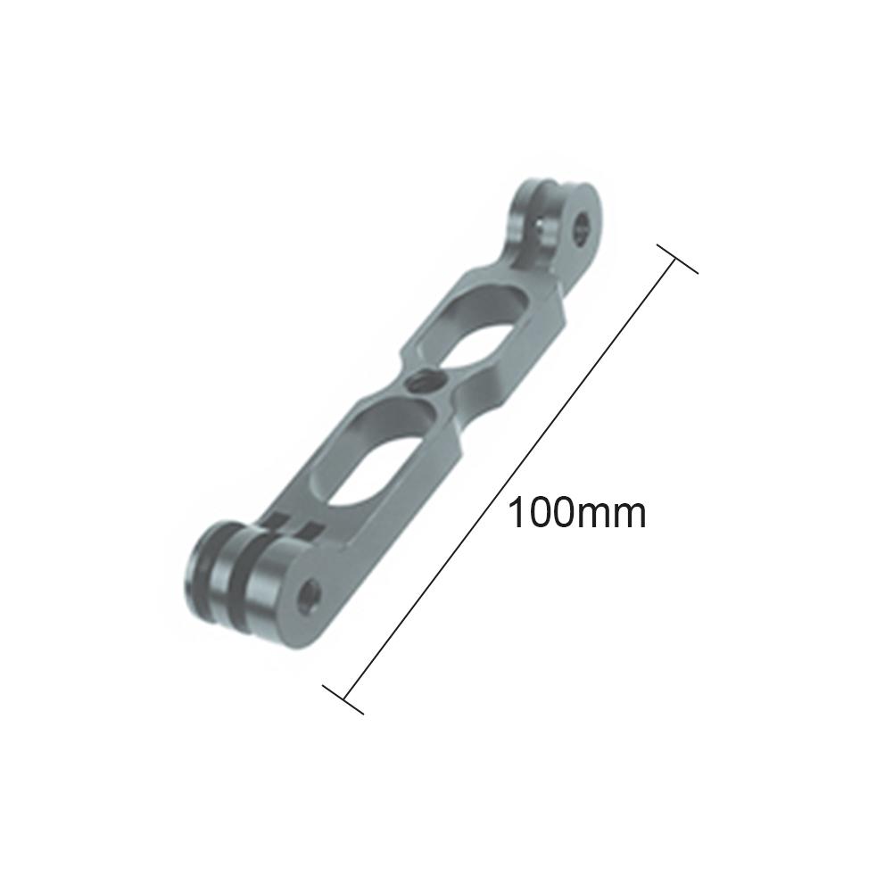 1/4 inch Hợp Kim Nhôm Selfie Tay Cầm Nối Dài Cánh Tay Mũ Bảo Hiểm Kéo Dài Thanh Gắn Giá Đỡ cho Gopro Hero 8 Max Insta 360 1 X