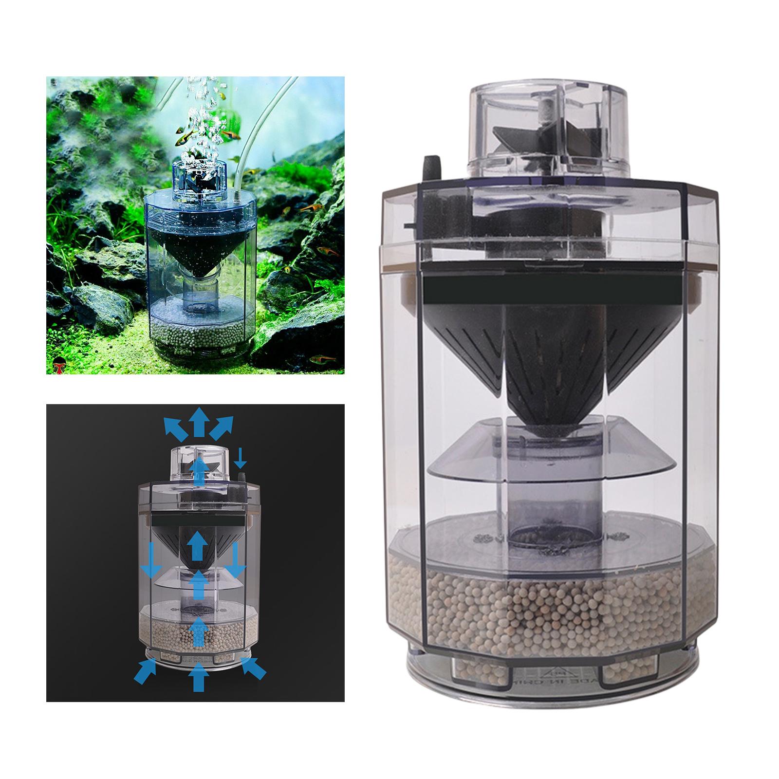 Fish Tank Filter, Fish Stool Suction Collector Fish Tank Automatic Fish Fecal Filter Increase Oxygen & Cleaning Aquarium