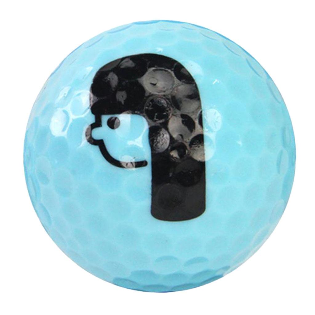 Replacement Golf Balls Beginners Practice Driving Range Training Aid Double Layer Rubber