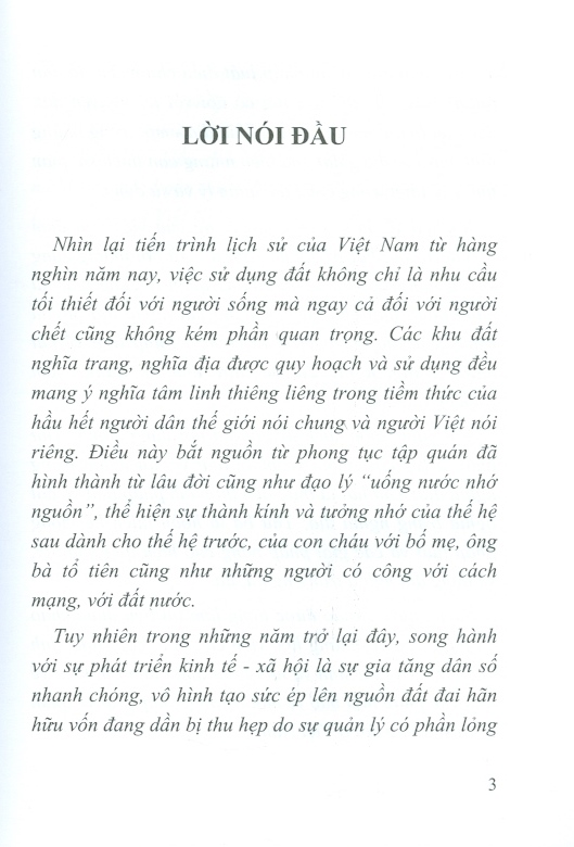 Pháp Luật Về Đất Nghĩa Trang, Nghĩa Địa Và Thực Tiễn Thi Hành (Sách Chuyên Khảo)