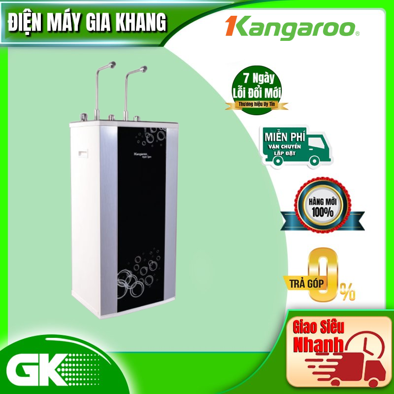 Máy lọc nước nóng lạnh Kangaroo Hydrogen 2 Vòi KG100HK - Hàng chính hãng