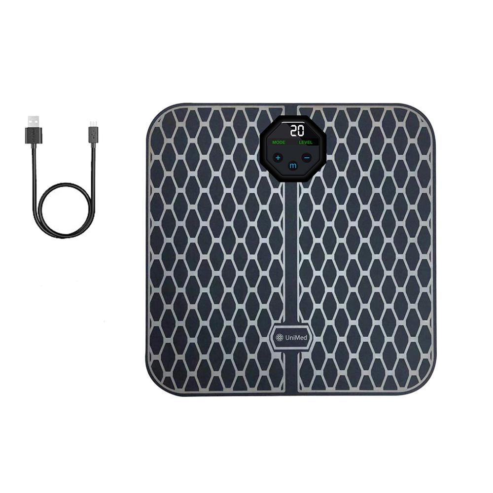 Electric Foot Massager Mat Portable Foldable Foot Massage Pad 10 Modes 20 Levels Intensity with LCD Screen