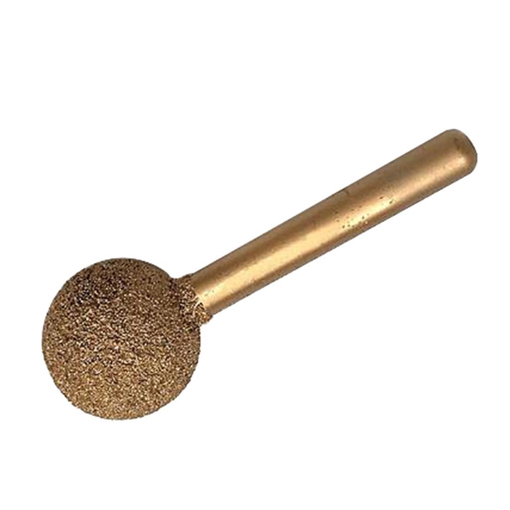 2-4pack Round Ball Shape Diamond Grinding Head Drill Bits Rotary Tools 12mm 100