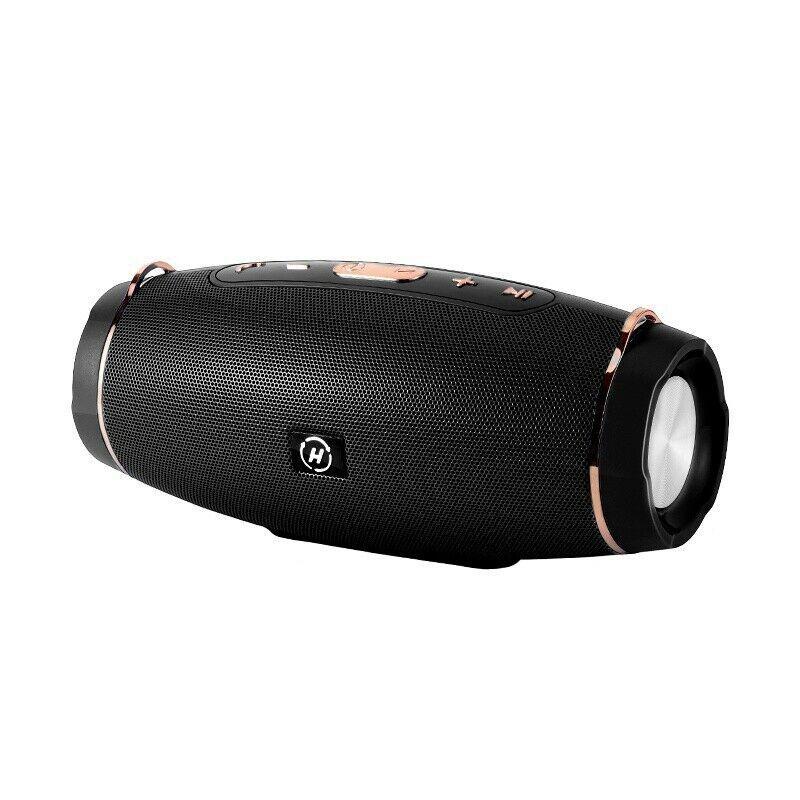 Loa Di Động Bluetooth Loa Siêu Trầm Mạnh Mẽ Đài FM Không Dây Caixa De Som Loa Bluetooth Âm Nhạc Hộp Âm Thanh Bass Công Suất Cao Color: Gold