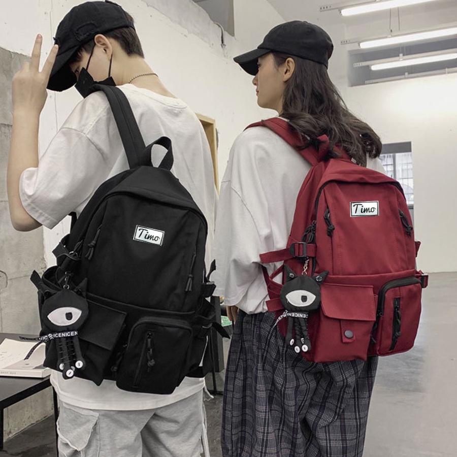 Balo nam nữ, Balo du lịch vải dù ulzzang đi học thời trang chống nước nhiều ngăn đựng laptop cao cấp Hàn Quốc ULZ0010