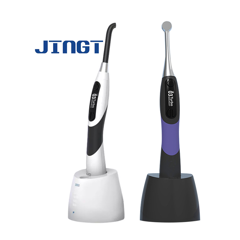 JINGT Q8 Pro LED không dây nha khoa Đèn bảo dưỡng Chiều dài sóng 2500mW/c㎡ Máy dò được chế tạo máy dò sâu răng