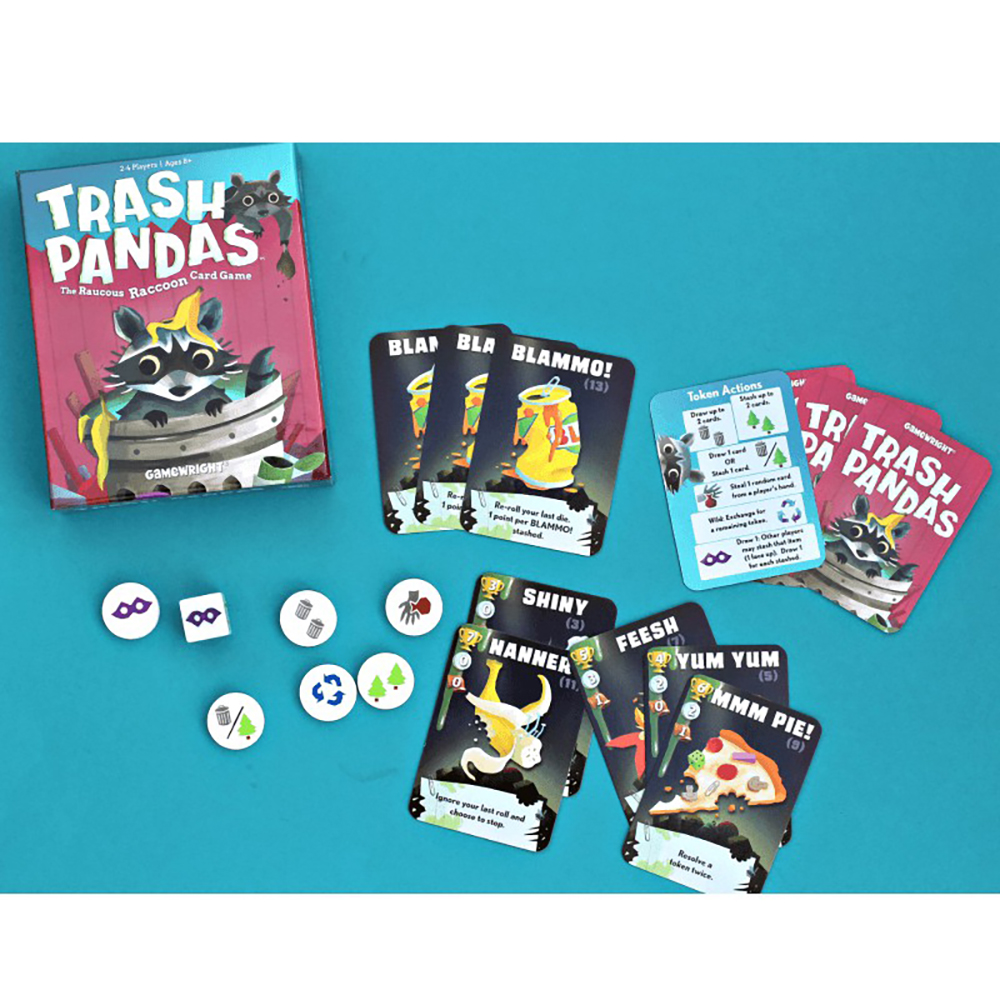 Thẻ Bài Boardgame Trash Pandas Độc Đáo Vui Nhộn