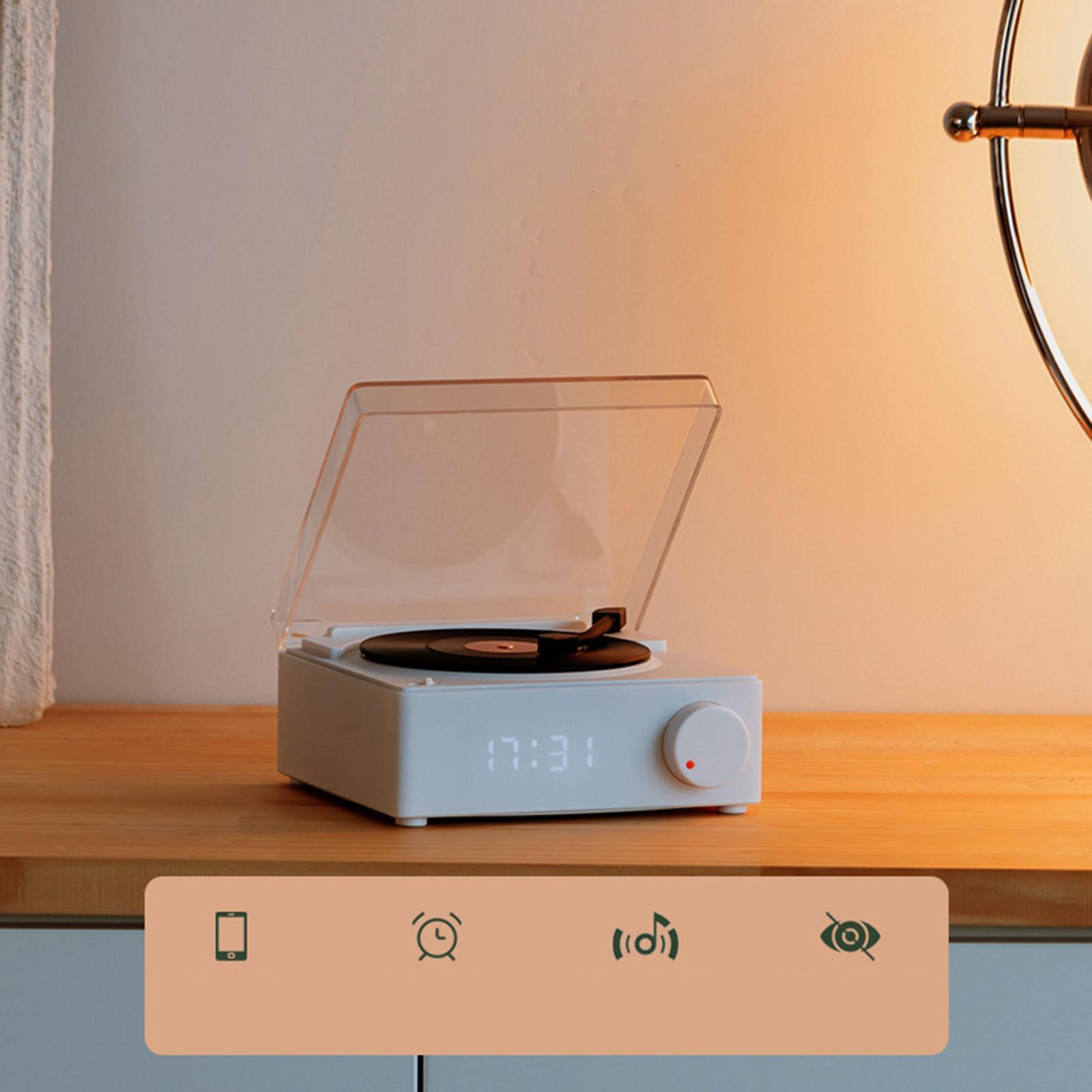 Bluetooth Speaker Vintage Portable for Bedside White