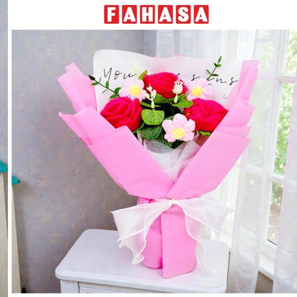 Hoa Len Valentine - MQ00153 - Màu Hồng Đậm