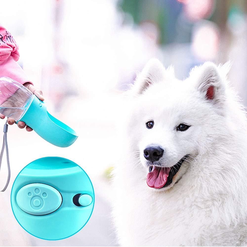 Chai nước cho chó, 550ml bầu cho chó đi dạo, nhà phân phối nước máy tính xách tay cho chó và mèo, cho vật nuôi ngoài trời, đi bộ đường dài, chuyến đi, cắm trại