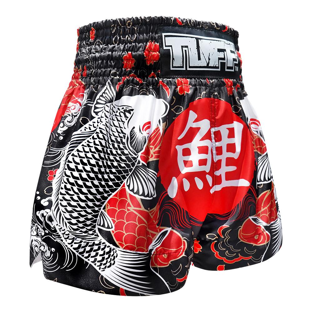 Quần Tuff Muay Thai Black Japanese Koi Fish