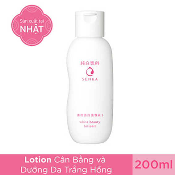 Nước Dưỡng Làm Mềm Và Trắng Da Senka Nhật 200ml